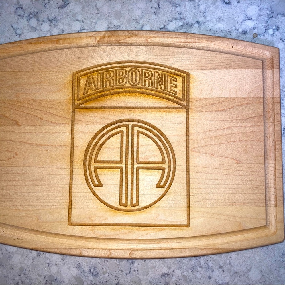 82nd Airborne Cutting Board - New